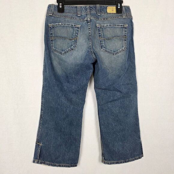 BKE Harbor Relaxed Crop Jeans women’s 30 Blue Denim - Picture 4 of 9
